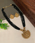 Gold Plated Necklace set with Beads Mala