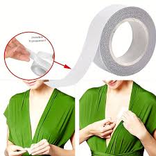 Double Sided Tape for Clothes Fashion Dressing Tape/Invisible Double-sided Bdy Tape, Clothing Bra Strip, Bikini Tape for Women, Bdy Clothing Stickers (108 Stripes)