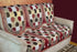 Griiham Sofa Cover Unique Polka Geometric Design Multi Colour - (3+1+1) 90% Cotton 10% Polyster AT10