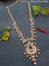 Premium Gold Plated Long Necklace with Multi colour CZ Stones 11225N